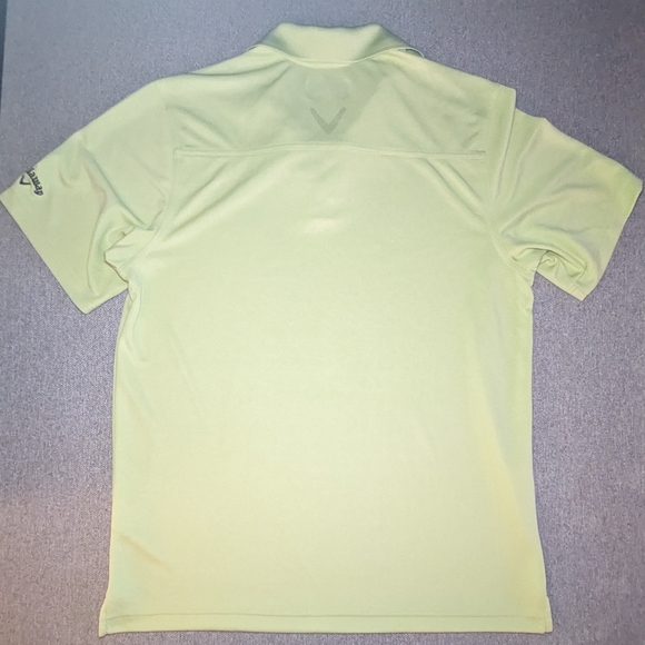CALLOWAY GOLF POLO LIGHT GREEN MENS MED SHORT SLEEVE OPTI-DRI - Picture 2 of 7
